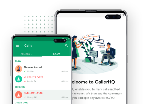 Caller HQ Footer Banner